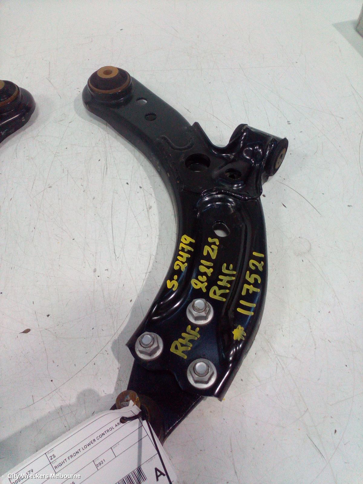 MG ZS RIGHT FRONT LOWER CONTROL ARM, AZS1, 09/2017 - 06/2025 - Image 1