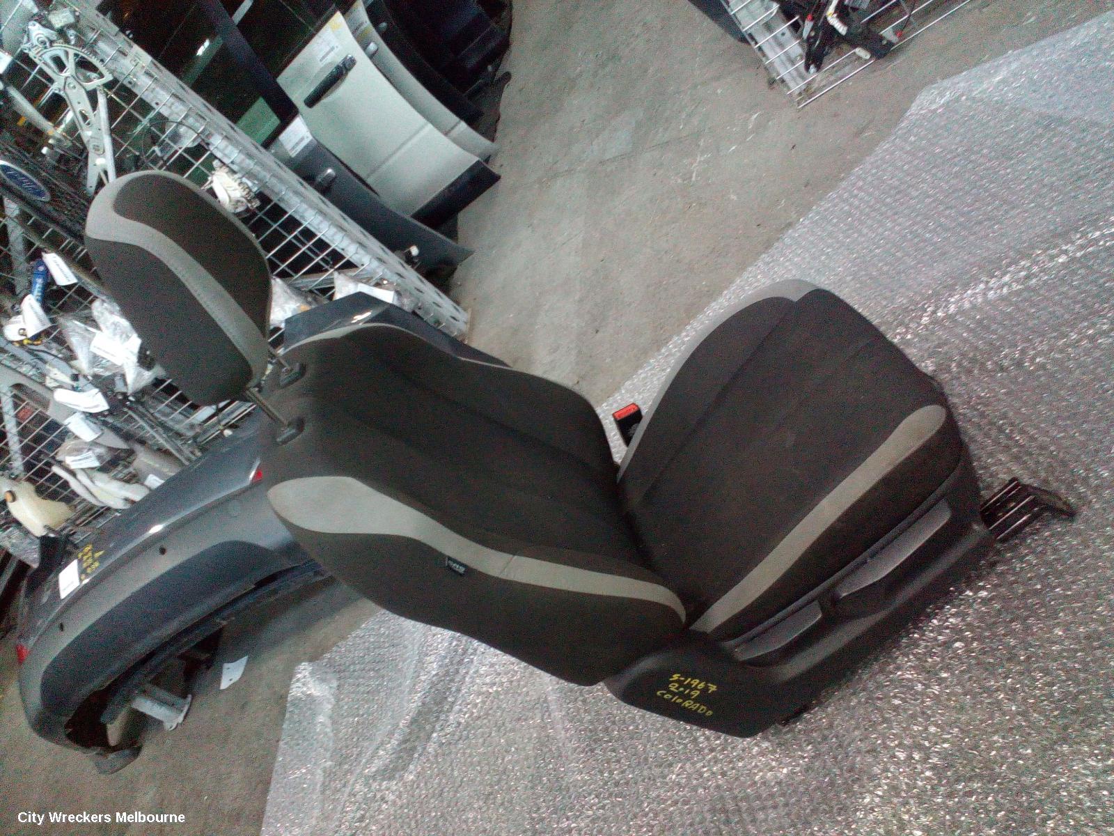 HOLDEN COLORADO FRONT SEAT, RH FRONT, RG, CLOTH, MANUAL TYPE, 01/2012 - 12/2020 - Image 3