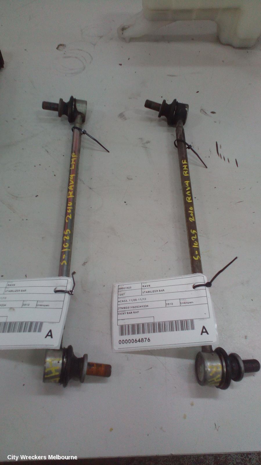 TOYOTA RAV4 STABILISER BAR, ACA33/ACA38, 11/2005 - 11/2012 - Image 2