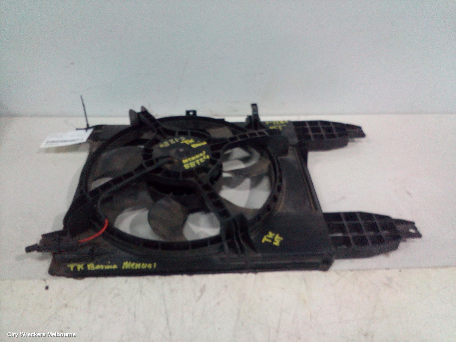 HOLDEN BARINA FAN, DUAL ASSY, TK, 07/2008 - 12/2012 - Image 1