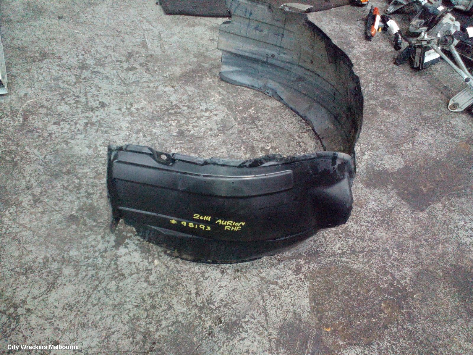 TOYOTA AURION RIGHT GUARD LINER, GSV50R, 02/2012 - 08/2017 - Image 3
