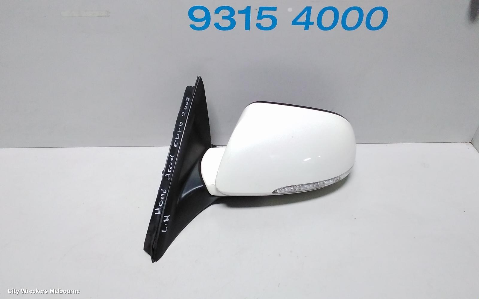 HONDA ACCORD LEFT DOOR MIRROR, 7TH GEN, CL/EURO (VIN JHMCL95/1996), 06/2003 - 03/2008 - Image 3