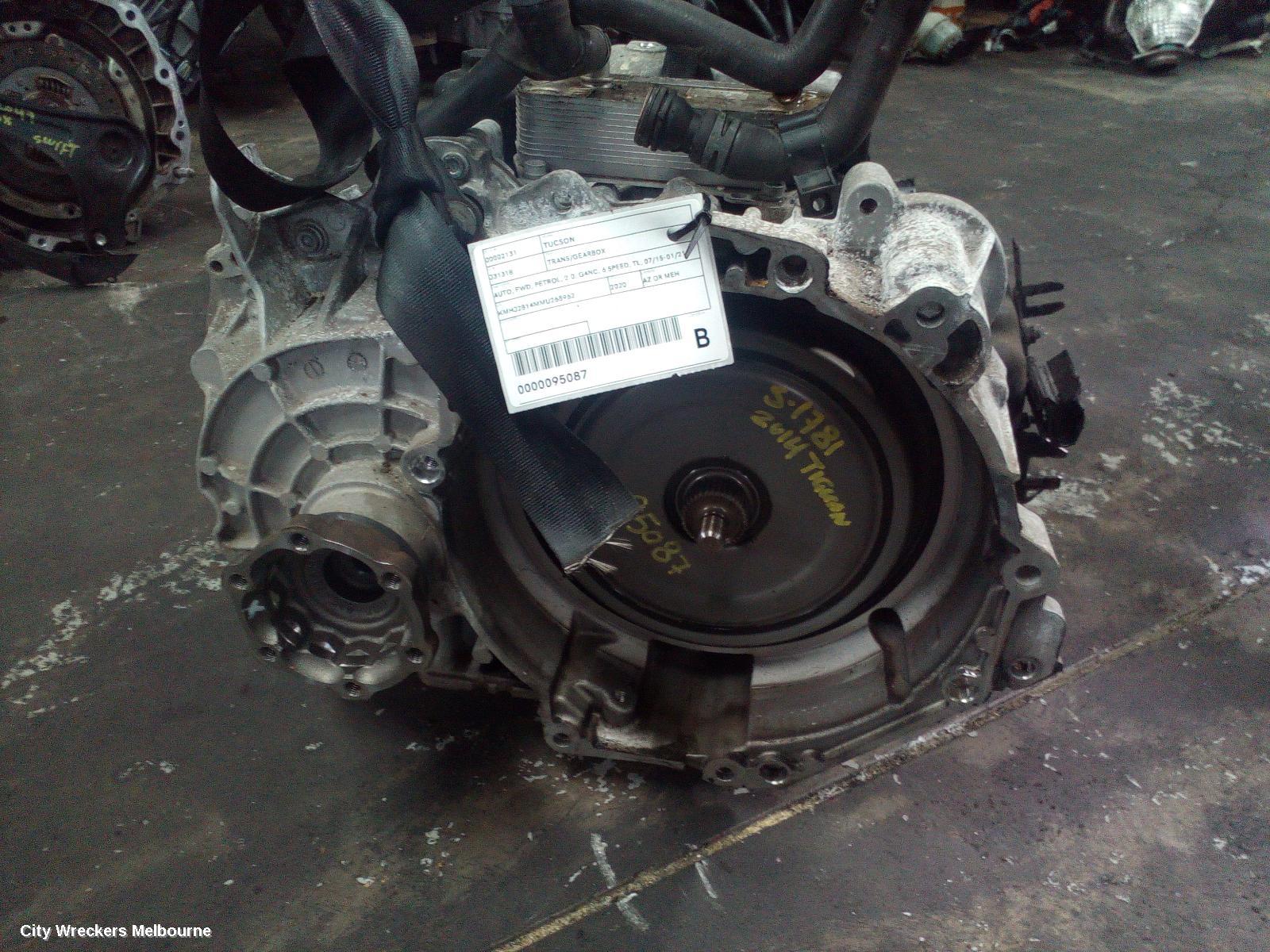 HYUNDAI TUCSON TRANS/GEARBOX, AUTO, FWD, PETROL, 2.0, G4NC, 6 SPEED, TL, 07/2015 - 01/2021 - Image 1
