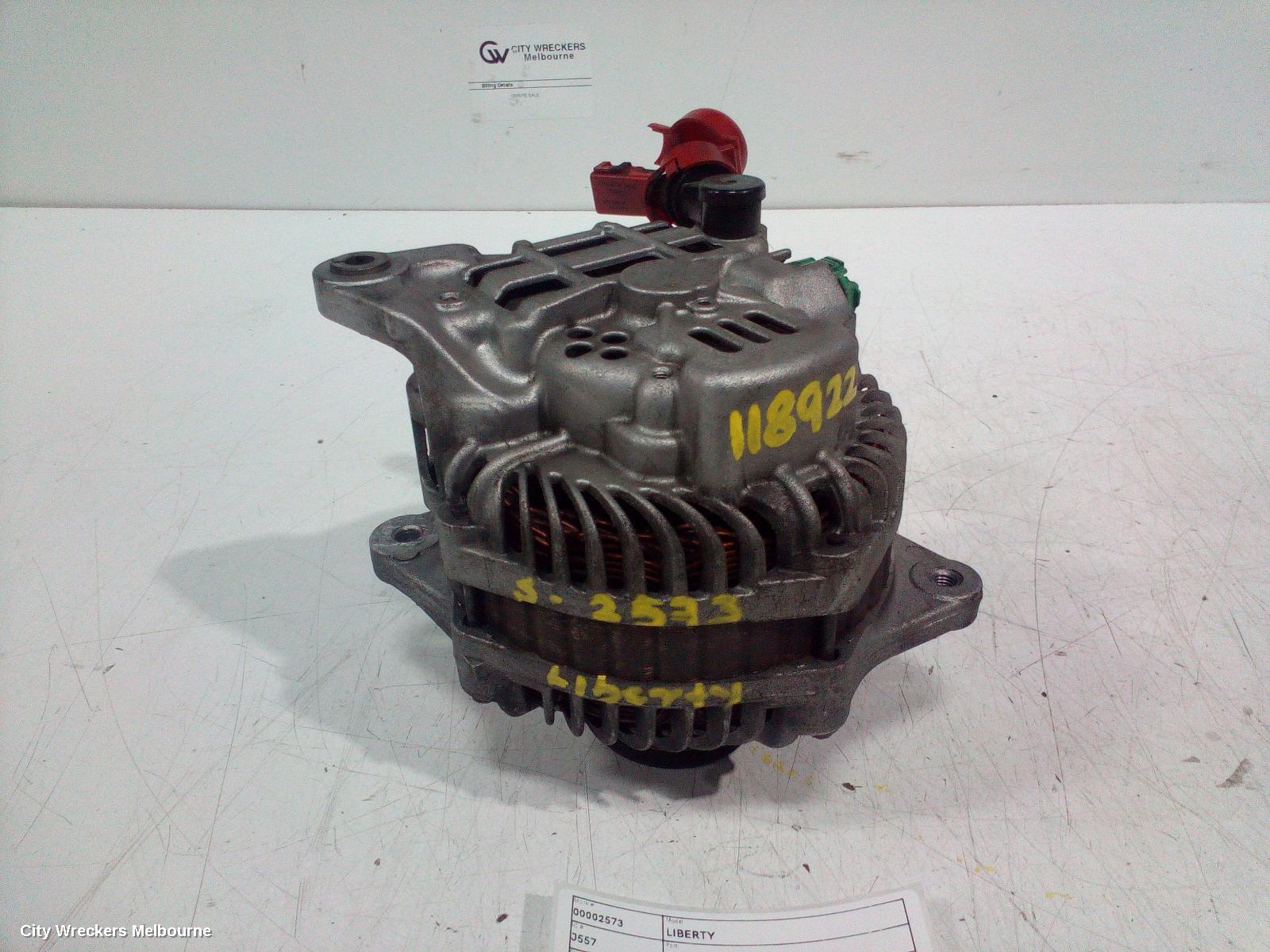 SUBARU LIBERTY ALTERNATOR, PETROL, 2.5, EJ25, 4TH GEN, 09/2003 - 08/2009 - Image 1