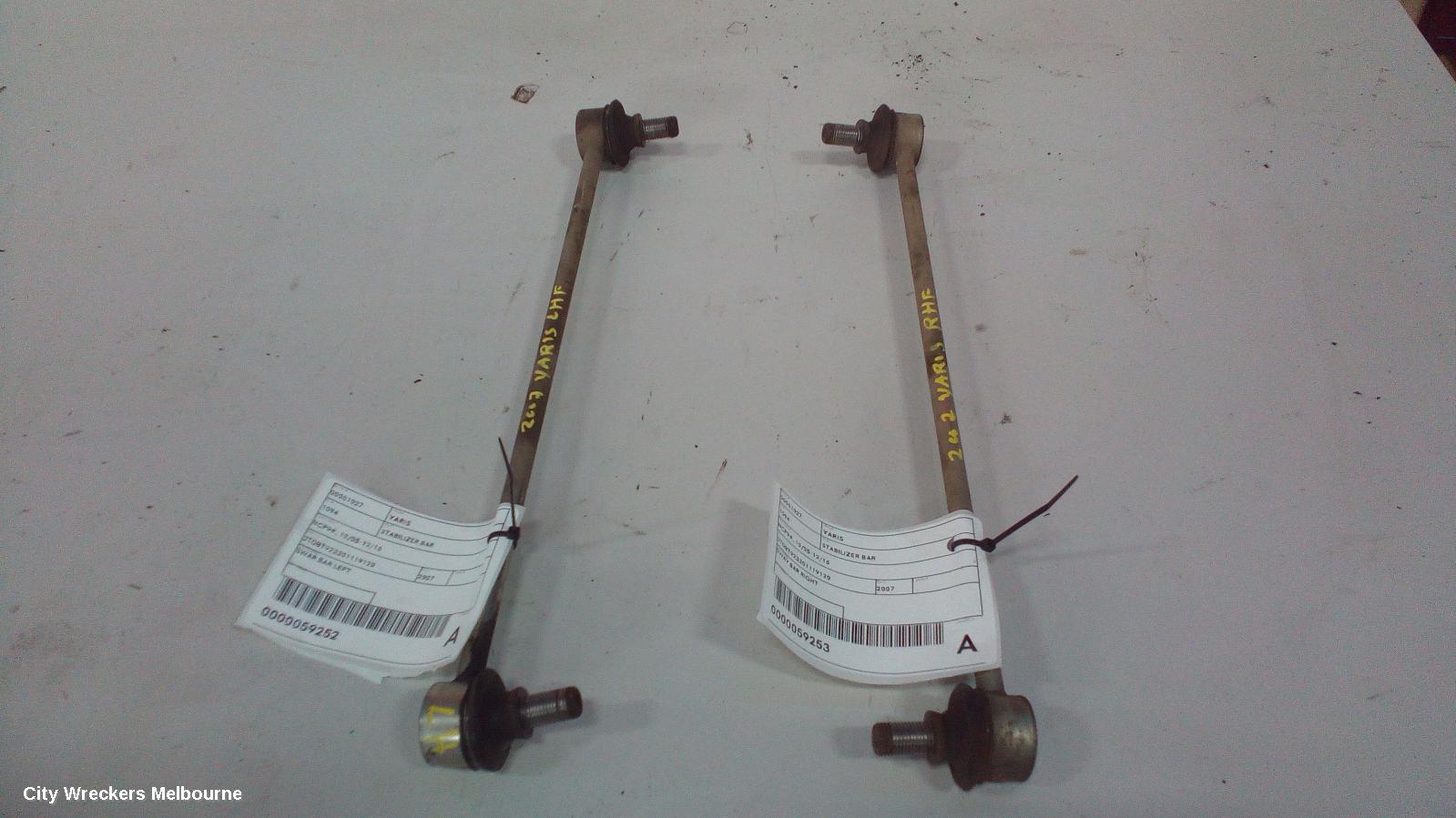 TOYOTA YARIS STABILISER BAR, NCP9#, 10/2005 - 12/2016 - Image 1