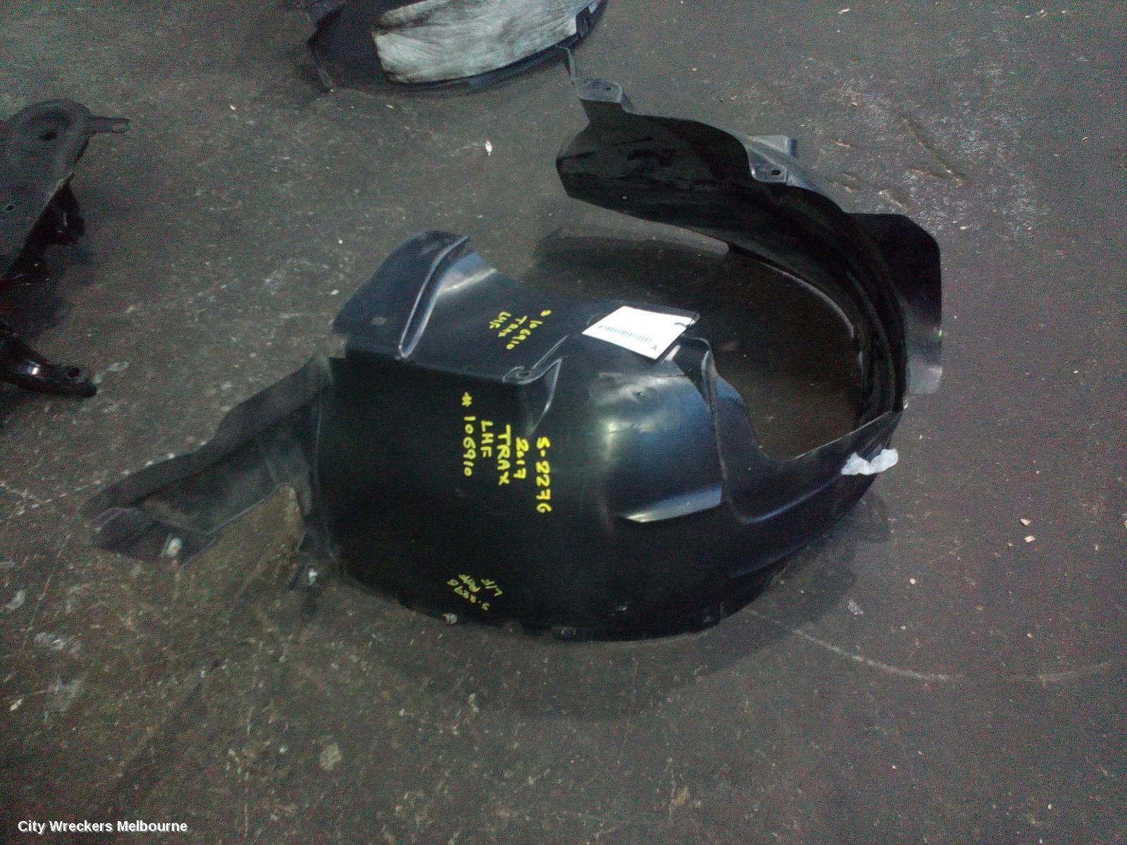 HOLDEN TRAX LEFT GUARD LINER, FRONT, TJ SERIES, 10/2016 - 12/2020 - Image 2