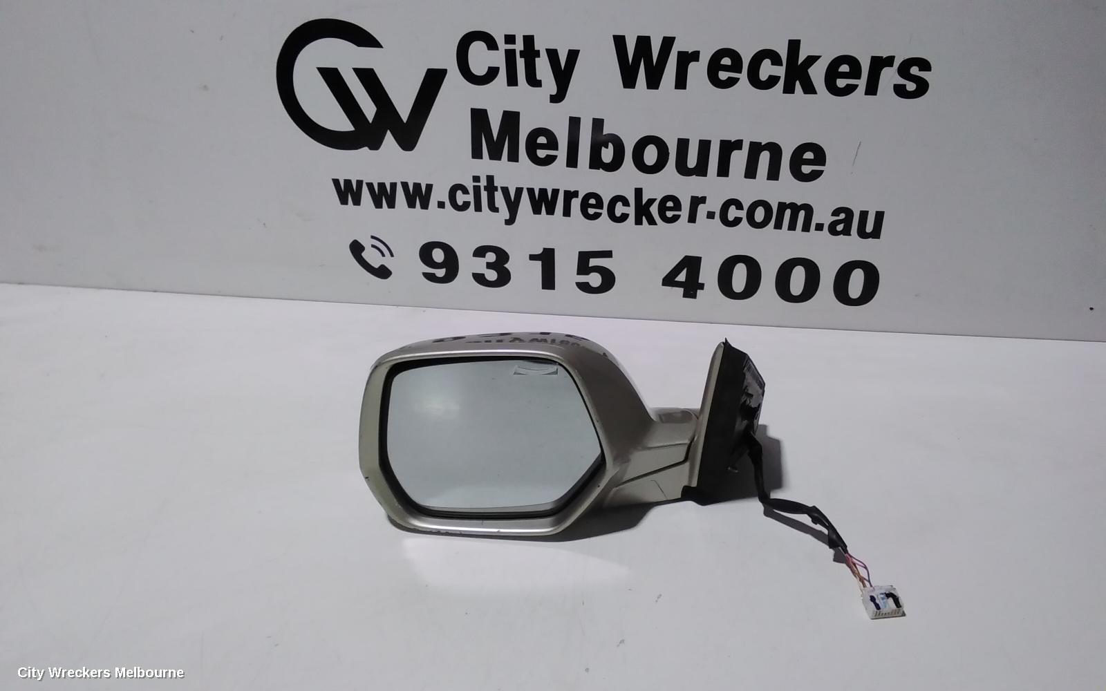 HONDA CRV LEFT DOOR MIRROR, RE, ELECT ADJ, POWER FOLD, COLOUR CODED, 03/2007 - 10/2012 - Image 1