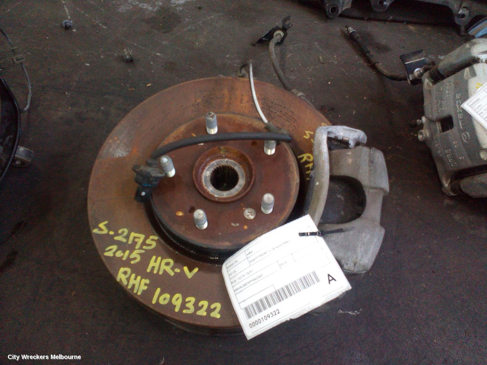 HONDA HRV RIGHT FRONT HUB ASSEMBLY, RU, 12/2014 - 10/2021 - Image 1