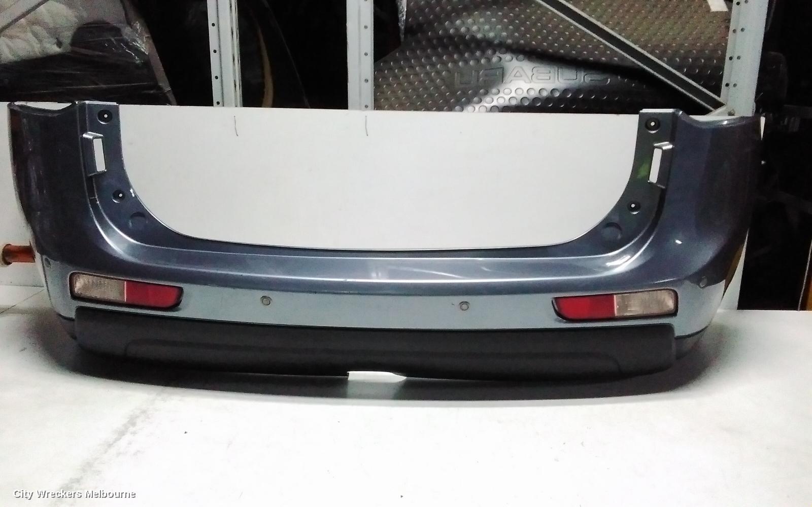 MITSUBISHI OUTLANDER REAR BUMPER, ZJ, BUMPER BAR, NON FLARED, 10/2012 - 02/2014 - Image 2
