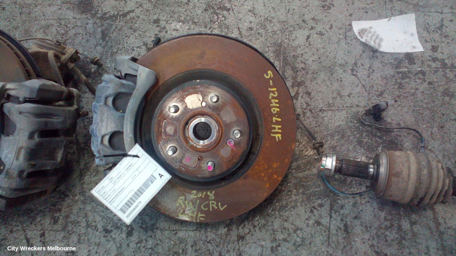 HONDA CRV LEFT FRONT HUB ASSEMBLY, RW, 05/2017 - 08/2023 - Image 1