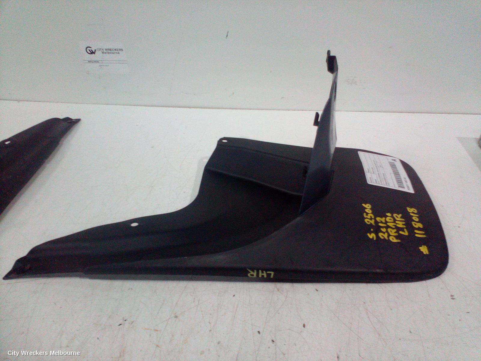 TOYOTA PRADO MUD FLAPS, LH REAR, 150 SERIES, 5DR WAGON, 08/2009 - 07/2013 - Image 2
