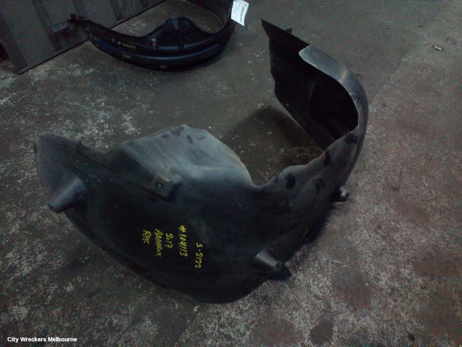 VOLKSWAGEN AMAROK RIGHT GUARD LINER, FRONT, 2H, 06/2016 ONWARDS - Image 3