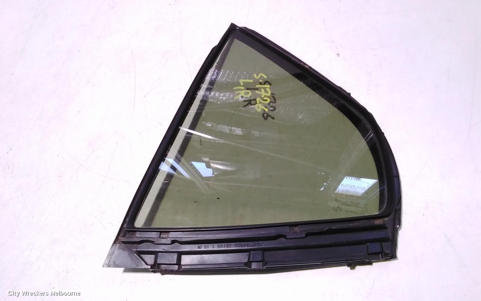 TOYOTA CAMRY LEFT REAR 1/4 DOOR GLASS, XV70, 09/2017 - 05/2024 - Image 3
