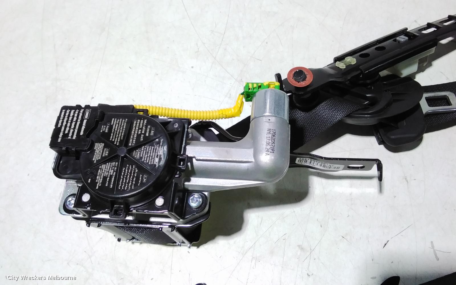 HYUNDAI I30 SEATBELT/STALK, LH FRONT, SEAT BELT ONLY, BLACK, PD, HATCH (S.KOREA VIN KMHH), 03/2017 ONWARDS - Image 3