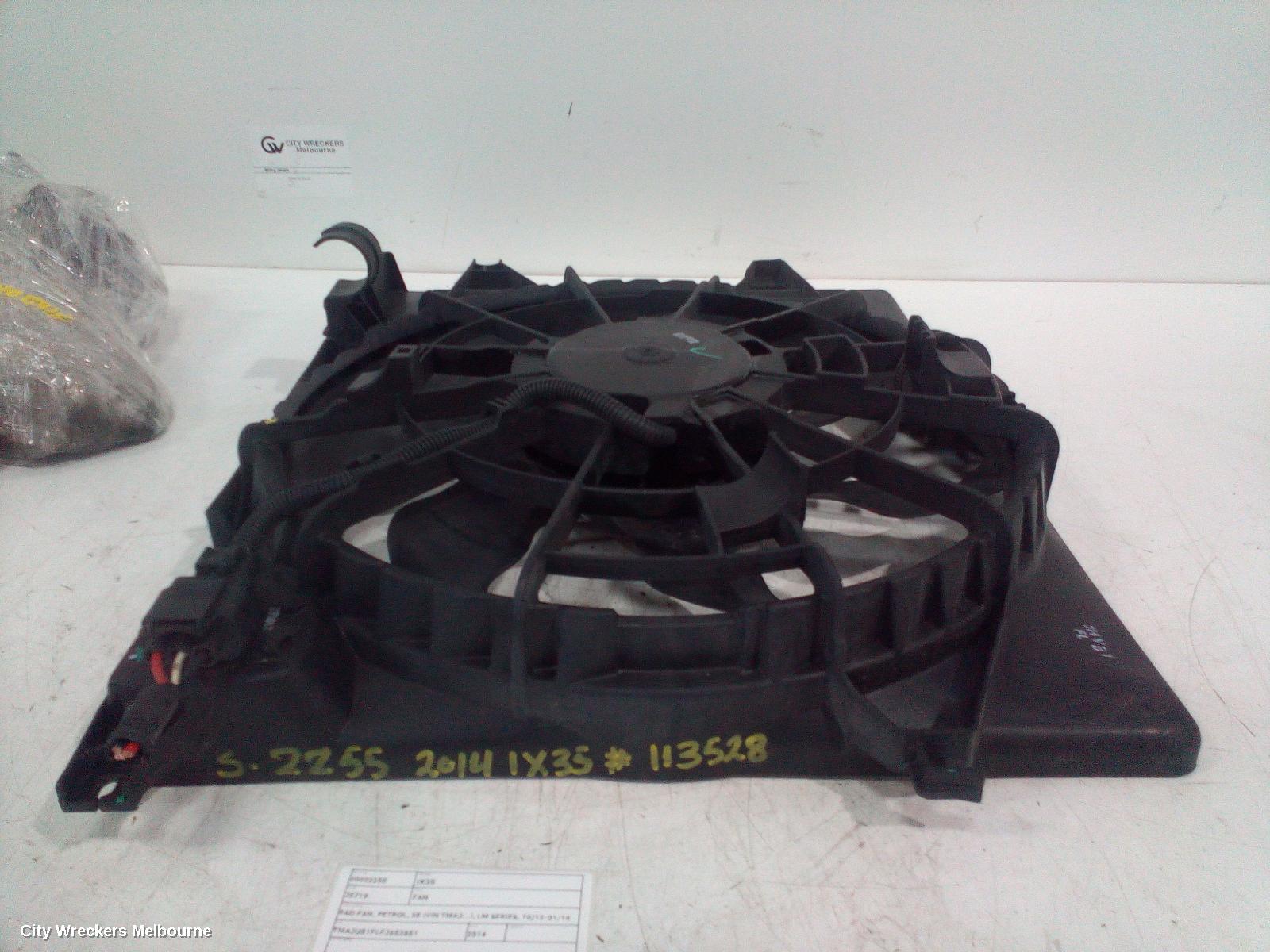 HYUNDAI IX35 FAN, RAD FAN, PETROL, SE (VIN TMAJ...), LM SERIES, 10/2012 - 01/2016 - Image 2