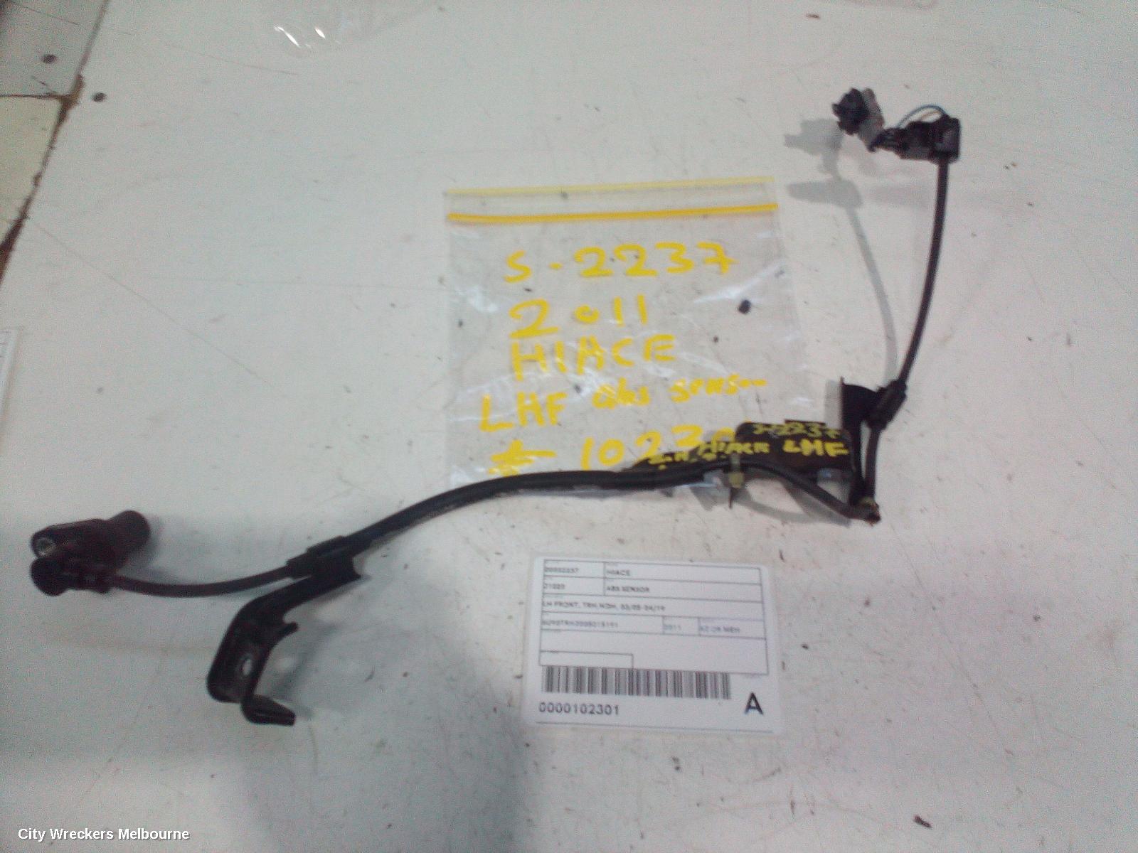 TOYOTA HIACE ABS SENSOR, LH FRONT, W/ LOOM TYPE, TRH/KDH, 03/2005 - 04/2019 - Image 1