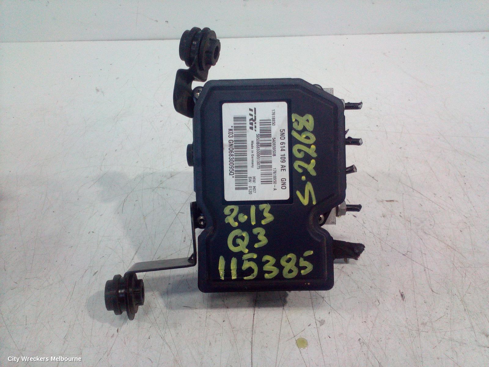 AUDI Q3 ABS PUMP/MODULATOR, P/N 5N0614109A3, 8U, 03/2012 - 12/2018 - Image 1