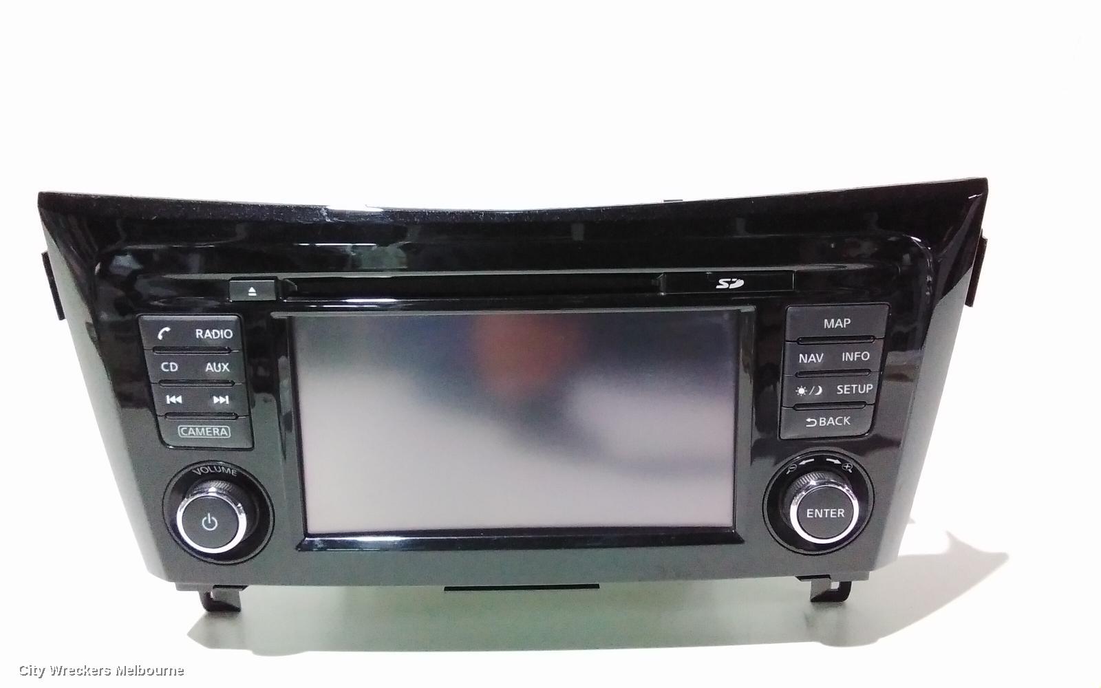 NISSAN QASHQAI RADIO/CD/DVD/SAT/TV, DISPLAY & HEAD UNIT, SAT NAV TYPE, J11, 06/2014 ONWARDS - Image 1
