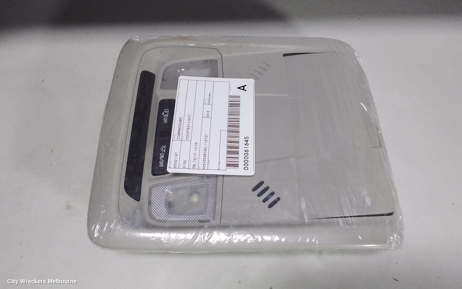 HOLDEN COMMODORE COURTESY LIGHT, ZB, 10/2017 - 12/2020 - Image 3