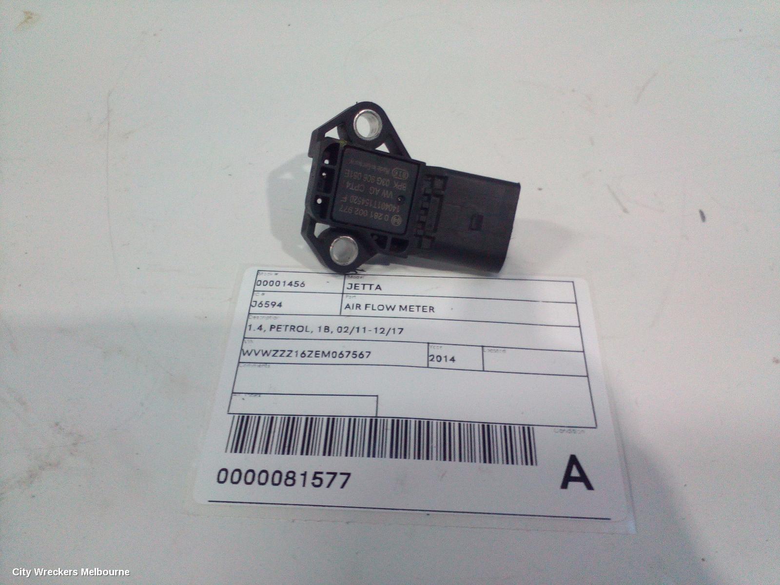 VOLKSWAGEN JETTA AIR FLOW METER, 1.4, PETROL, 1B, 02/2011 - 12/2017 - Image 3