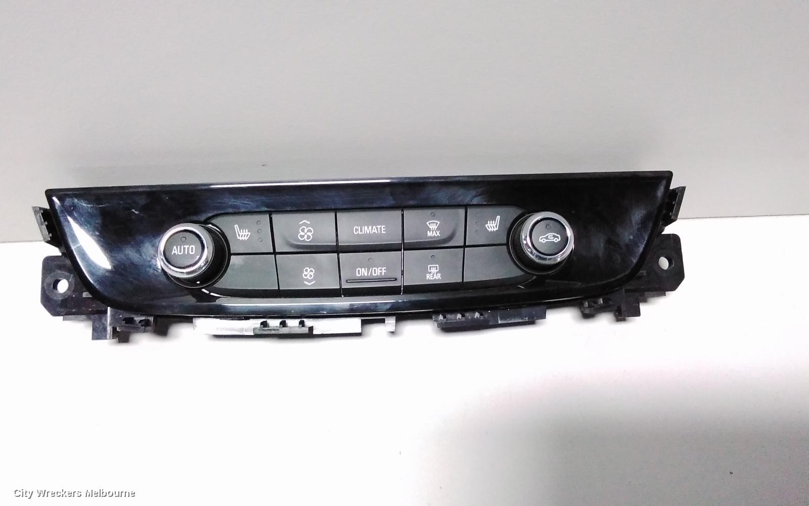 HOLDEN COMMODORE HEATER/AC CONTROLS, DUAL CLIMATE CONTROL, FRONT & REAR HEATED SEAT TYPE, ZB, 10/2017 - 12/2020 - Image 2
