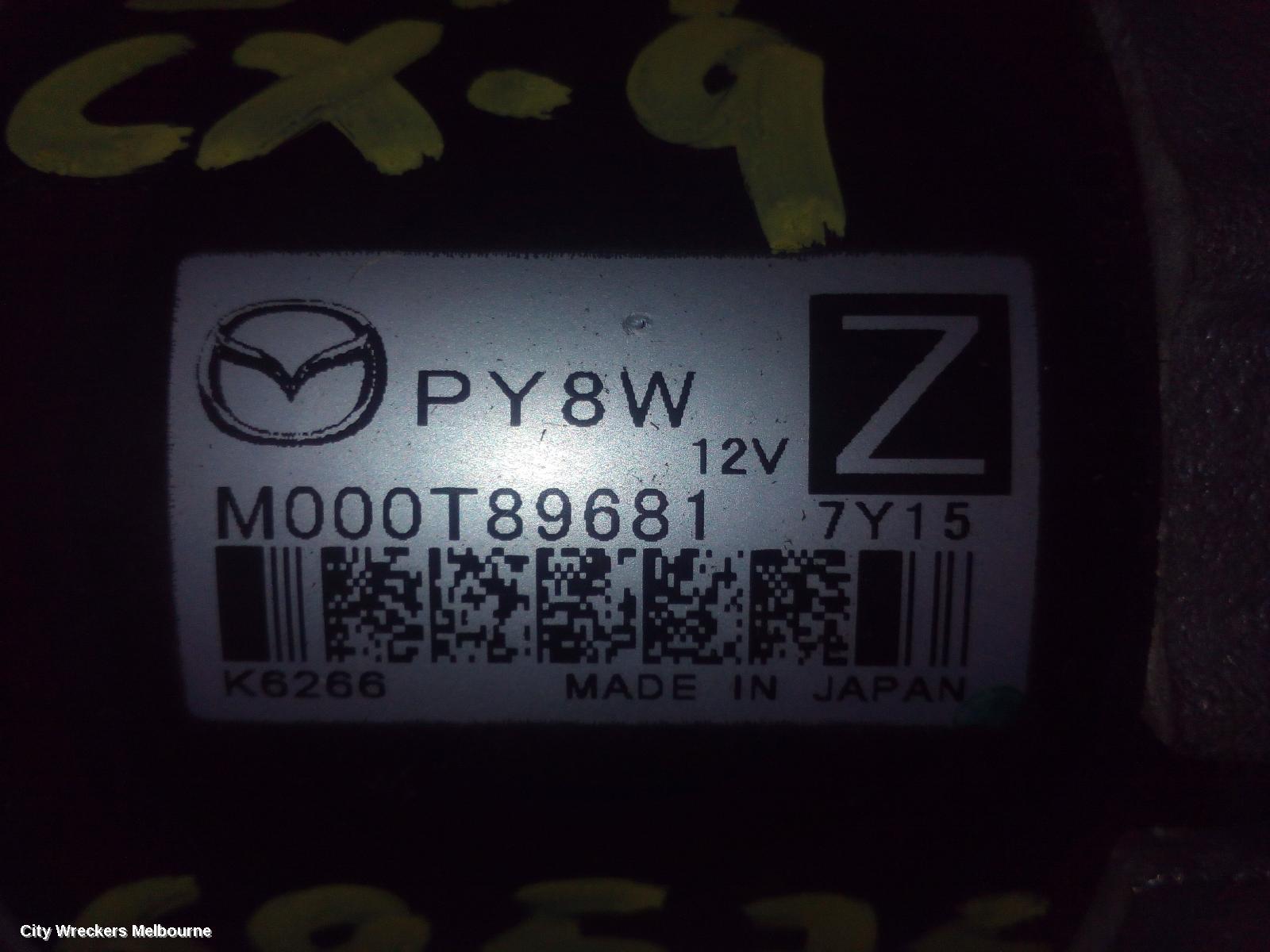 MAZDA CX9 STARTER, PETROL, 2.5, TURBO, TC, 07/2016 ONWARDS - Image 3