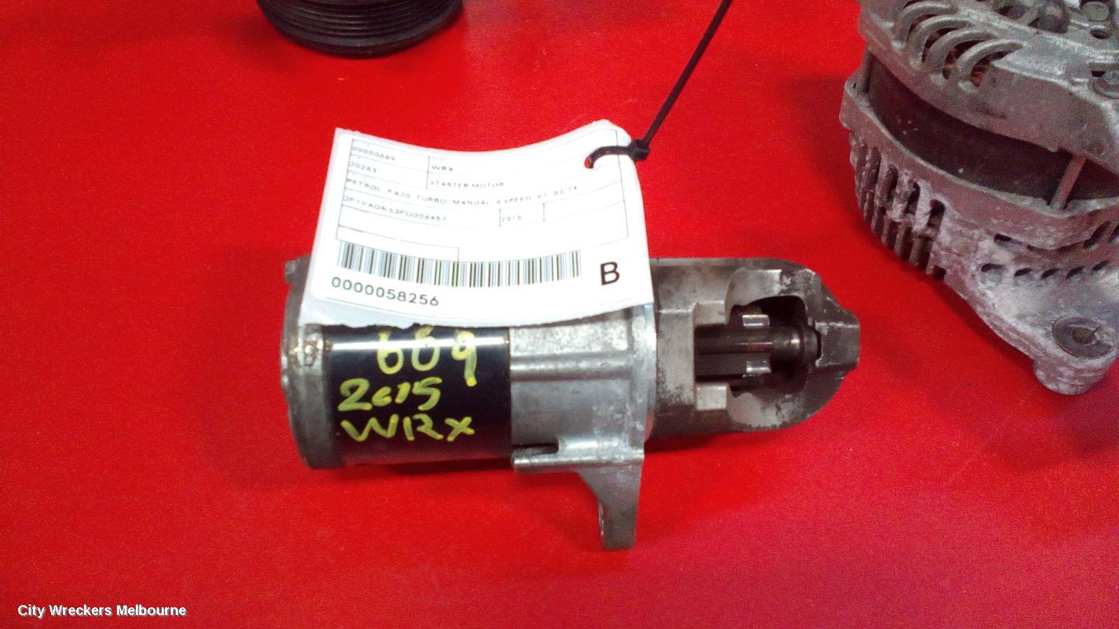 SUBARU WRX STARTER, PETROL, FA20, TURBO, MANUAL, 6 SPEED, V1, 03/2014 ONWARDS - Image 2