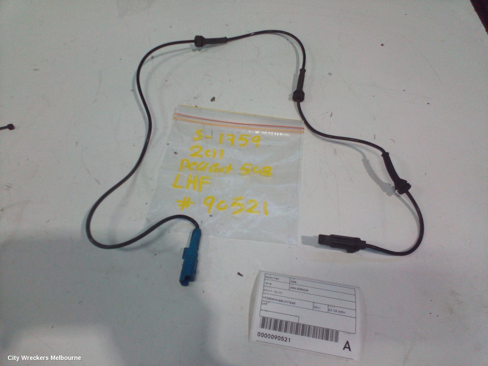 PEUGEOT 508 ABS SENSOR, 07/2011 - 12/2017 - Image 2