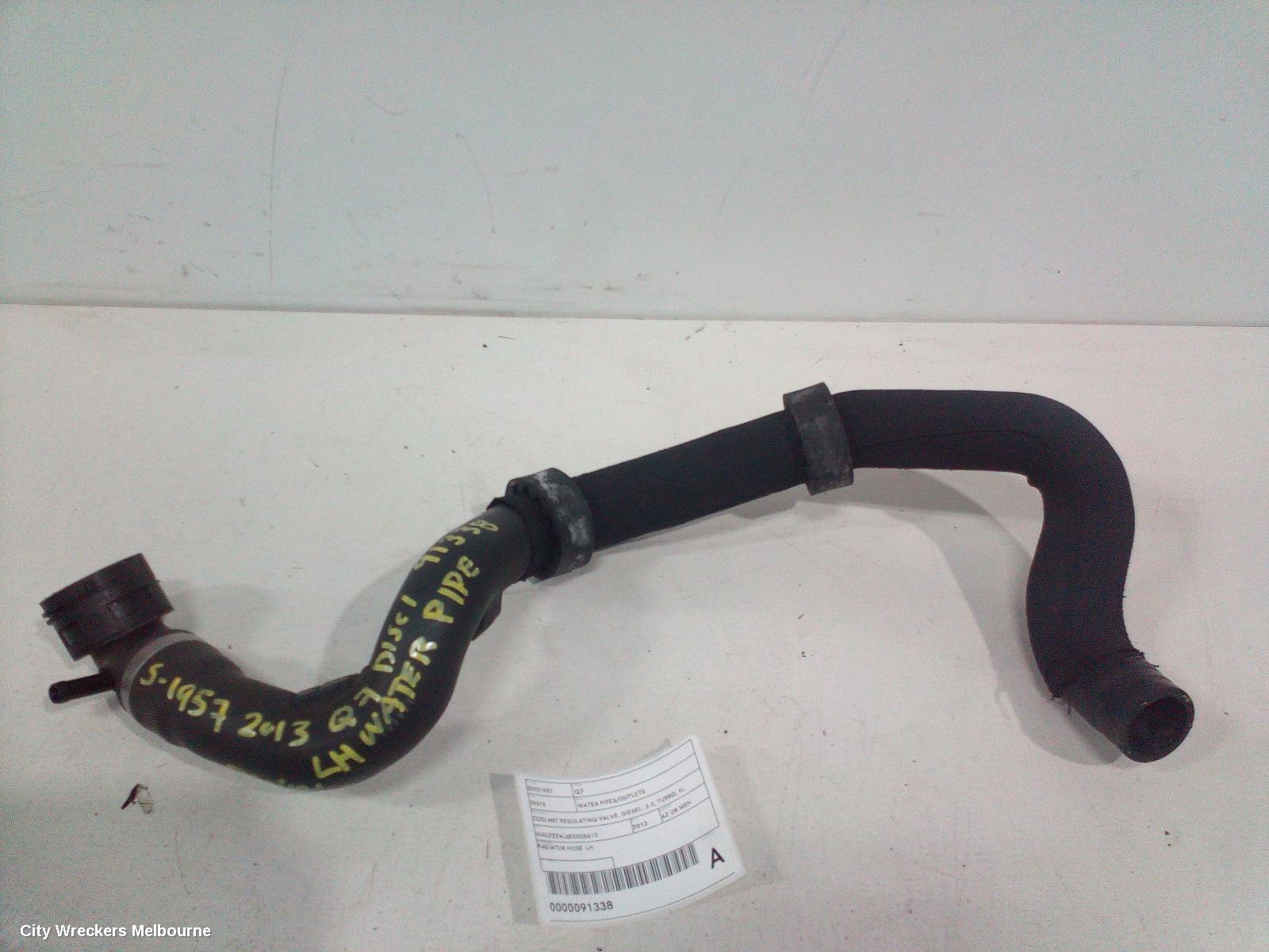 AUDI Q7 WATER PIPES/OUTLETS, COOLANT REGULATING VALVE, DIESEL, 3.0, TURBO, 4L, CJGA/CJMA/CRCA CODE, 09/2010 - 08/2015 - Image 2