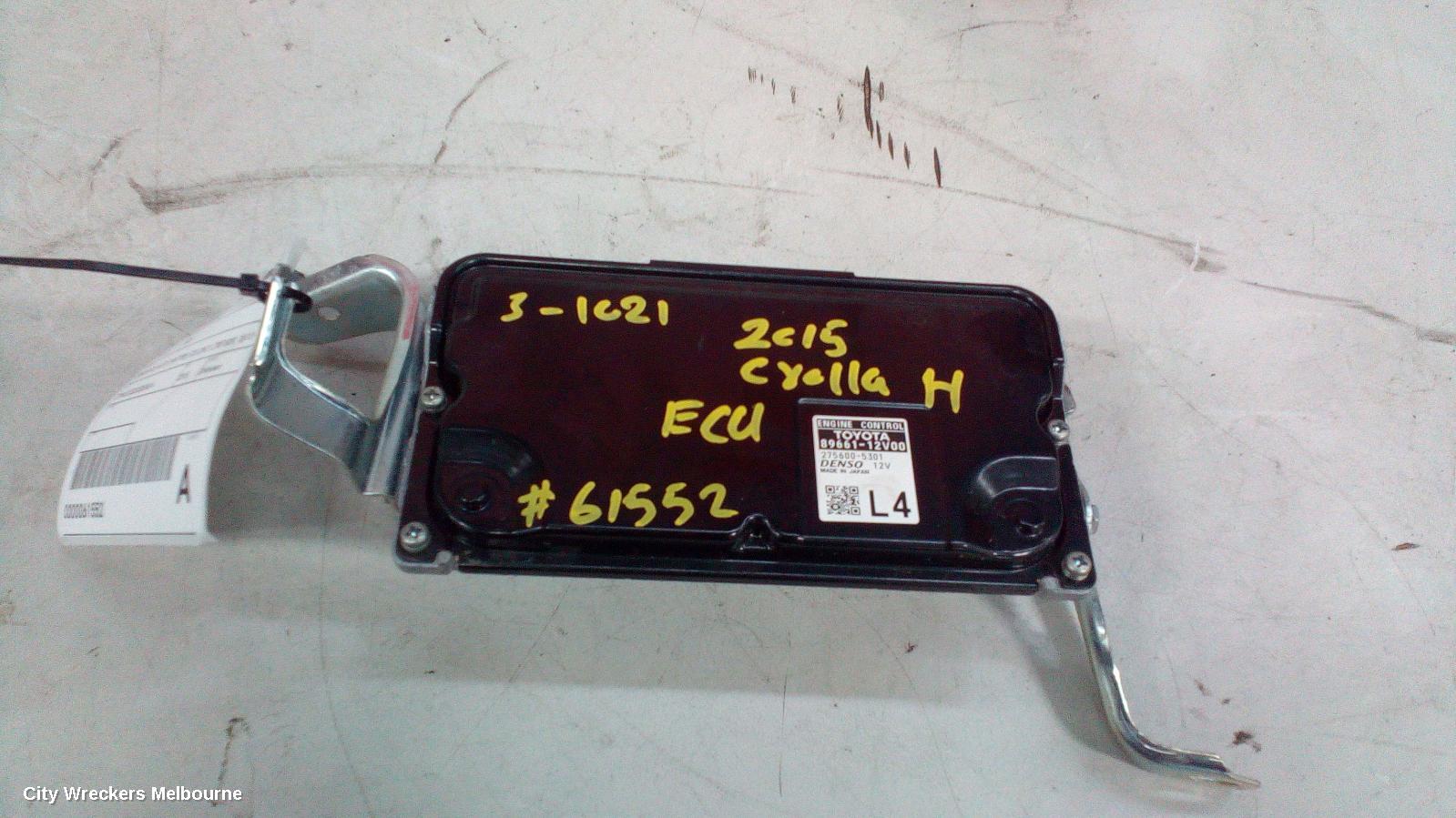 TOYOTA COROLLA ECU, ENGINE ECU, AUTO T/M TYPE, ECU ONLY, ZRE182R, 10/2012 - 06/2018 - Image 3