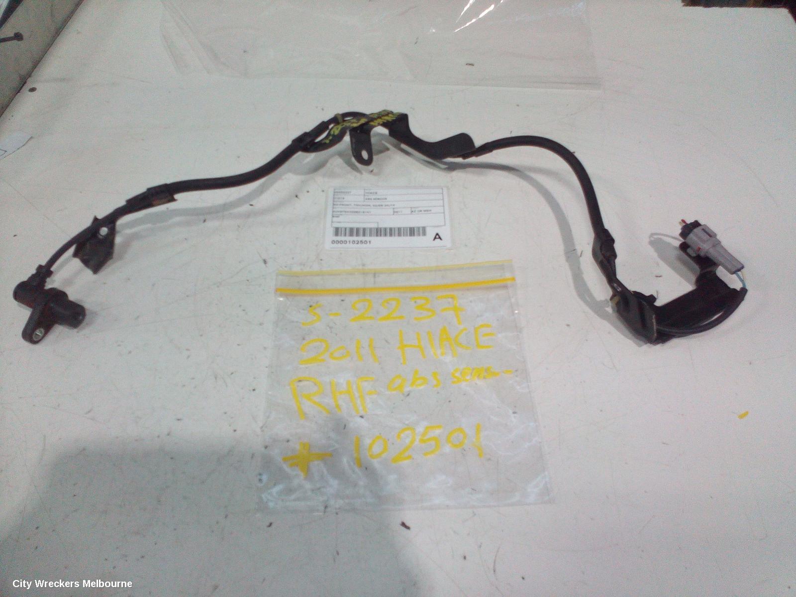TOYOTA HIACE ABS SENSOR, RH FRONT, W/ LOOM TYPE, TRH/KDH, 03/2005 - 04/2019 - Image 2