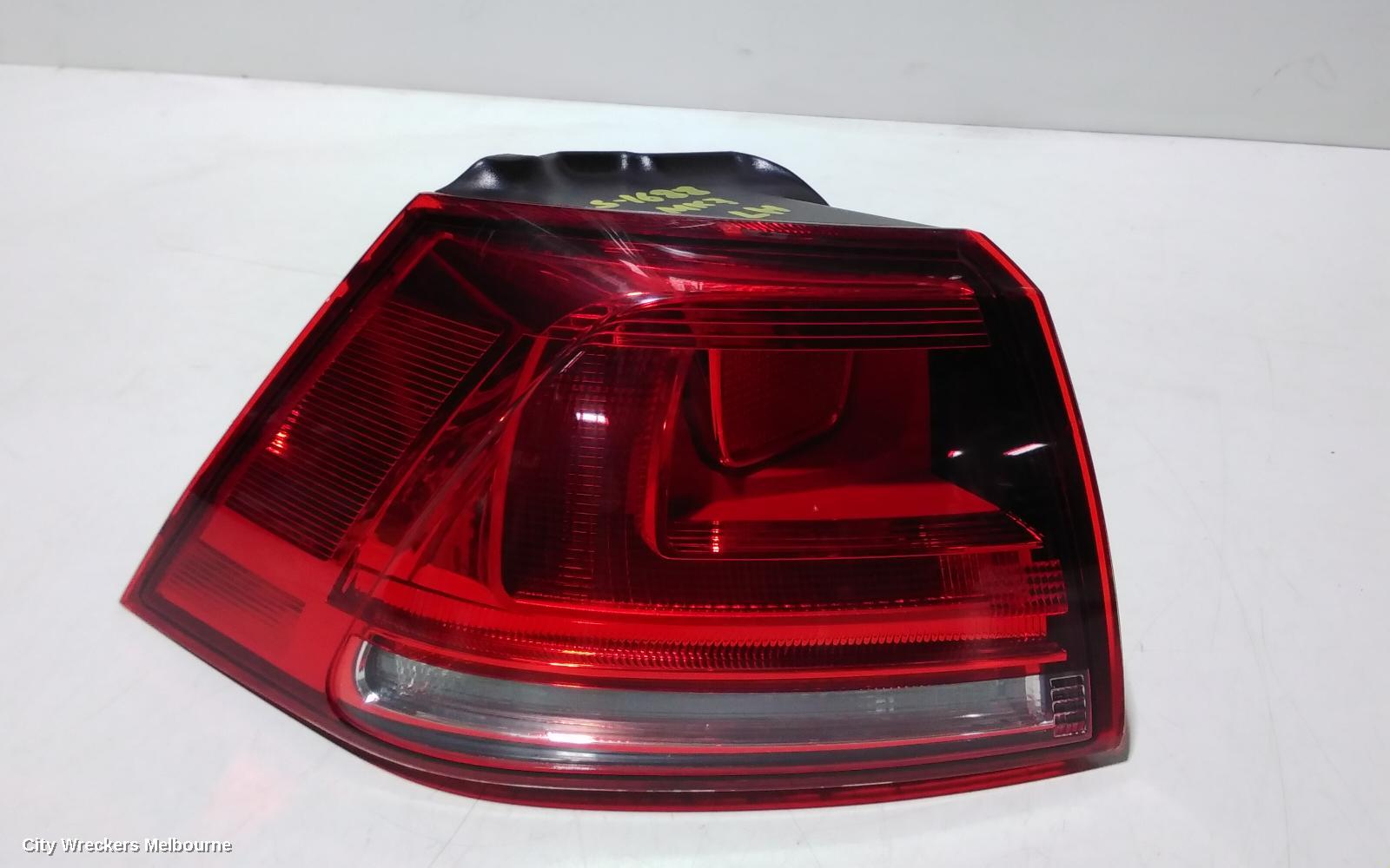 VOLKSWAGEN GOLF LEFT TAILLIGHT, GEN 7, HATCH, STANDARD, NON LED TYPE, 03/2013 - 03/2017 - Image 1