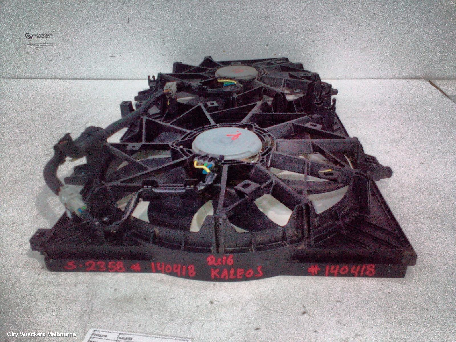 RENAULT KALEOS FAN, DUAL FAN ASSY, PETROL, 2.5, 2TR, XZG, 05/2016 ONWARDS - Image 1