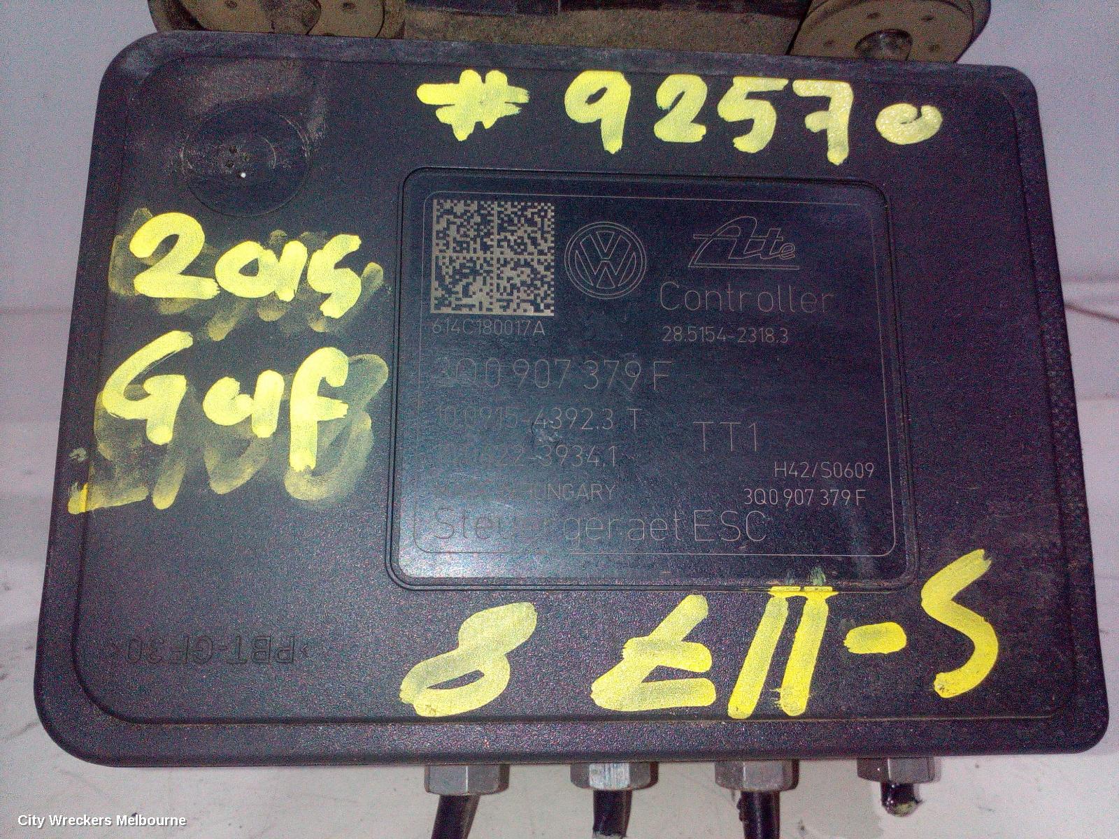 VOLKSWAGEN GOLF ABS PUMP/MODULATOR, GEN 7, ON MOTOR P/N 3Q0614517F, 03/2013 - 08/2020 - Image 3