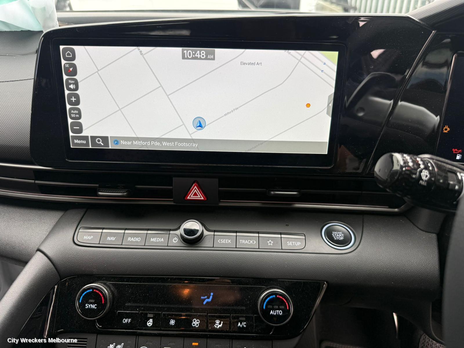 HYUNDAI I30 RADIO/CD/DVD/SAT/TV, HEAD UNIT, 10.25IN, W/ SAT NAV TYPE, W/ PREMIUM AUDIO, CN7, SEDAN (S.KOREA VIN KMHL), 03/2023 ONWARDS - Image 1