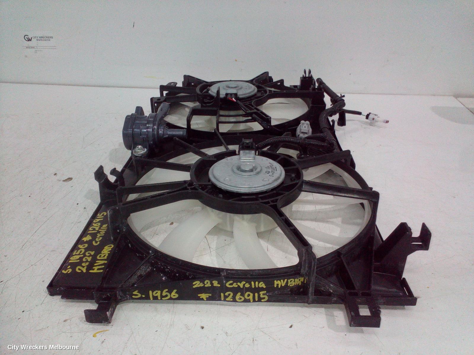 TOYOTA COROLLA FAN, E210, DUAL FAN ASSY, PETROL, 1.8, 2ZR-FXE, HYBRID TYPE, 07/2018 ONWARDS - Image 2