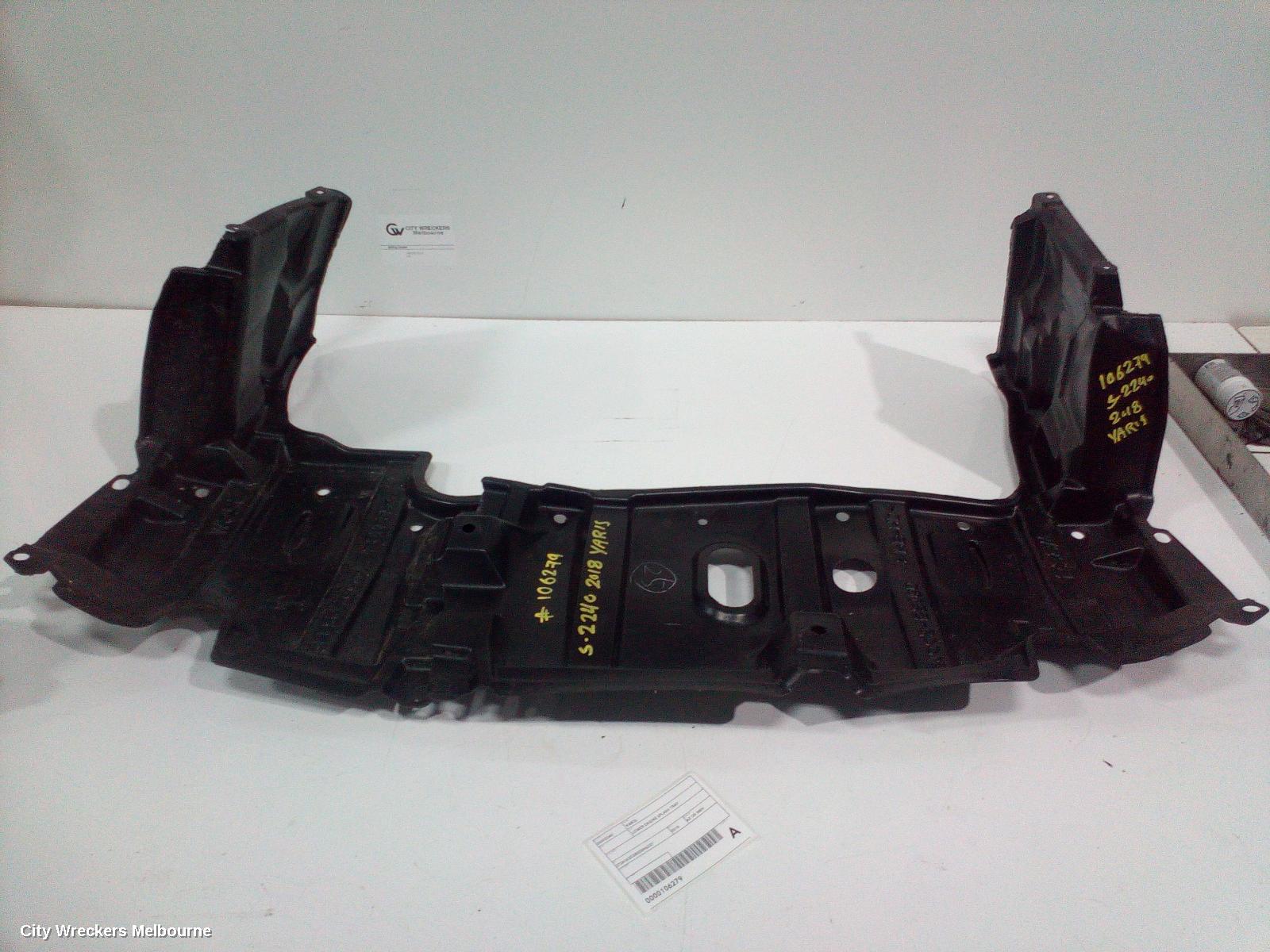 TOYOTA YARIS LOWER ENGINE SPLASH TRAY, NCP13#, FRONT BUMPER SPLASHTRAY, HATCH, 11/2011 - 01/2020 - Image 2