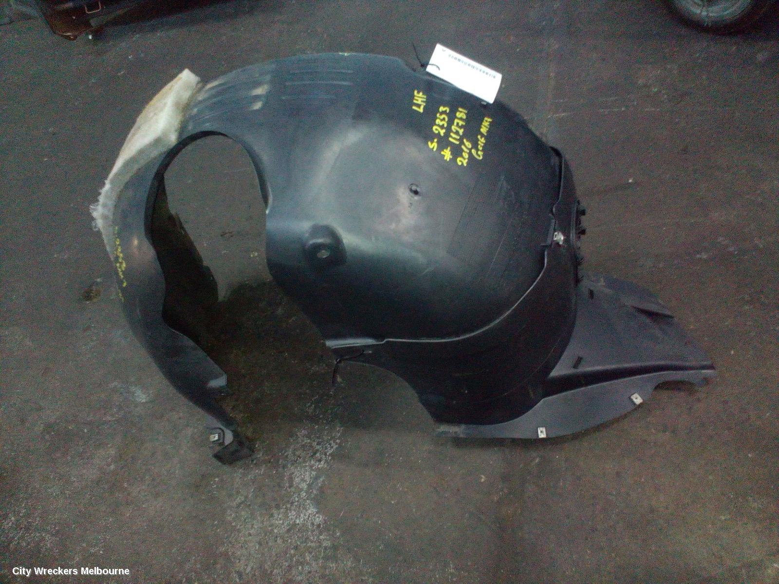 VOLKSWAGEN GOLF LEFT GUARD LINER, GEN 7, FRONT, 11/2012 - 08/2020 - Image 2