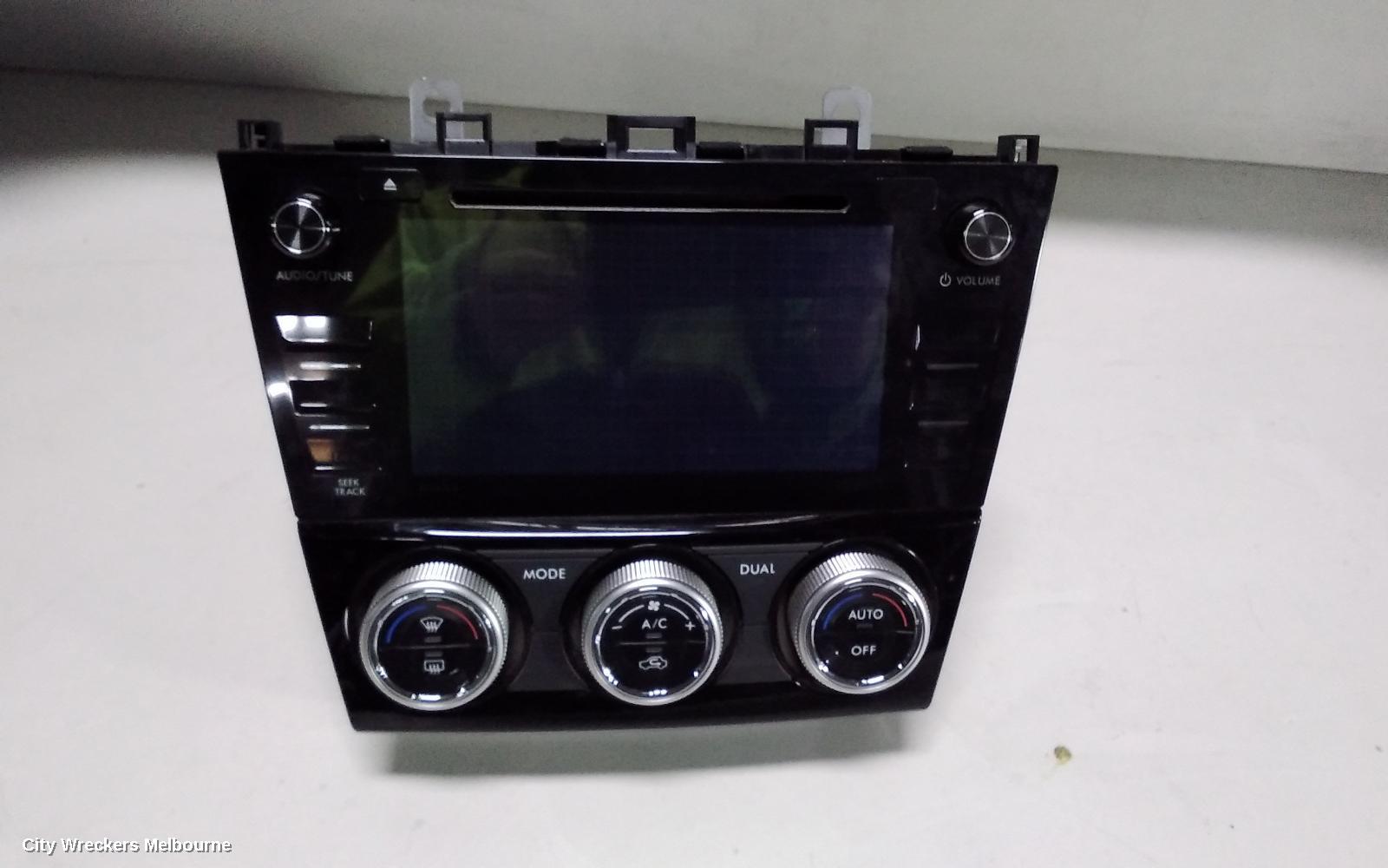 SUBARU FORESTER RADIO/CD/DVD/SAT/TV, SINGLE DISC CD PLAYER (P/N ON FACE CF225KM), SJ, 12/2012 - 03/2015 - Image 1