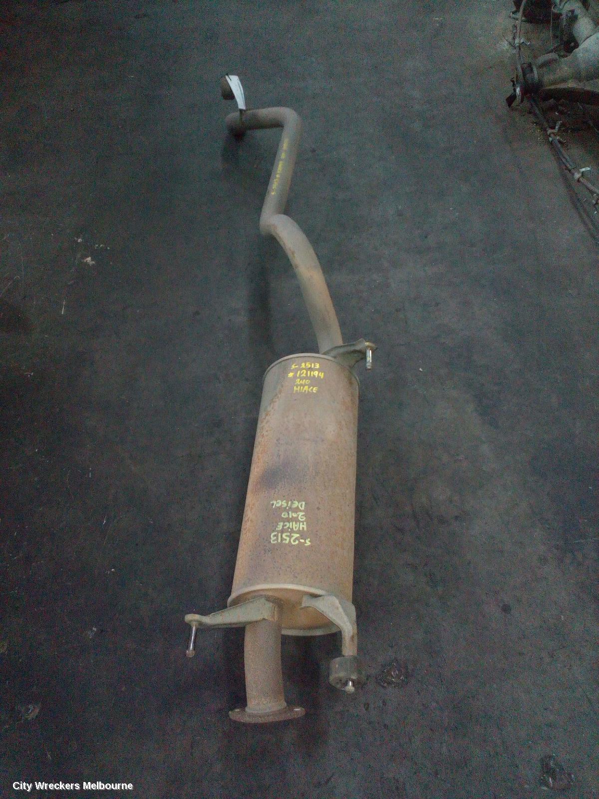 TOYOTA HIACE EXHAUST SYSTEM, TRH/KDH 03/2005 - 04/2019 - Image 2