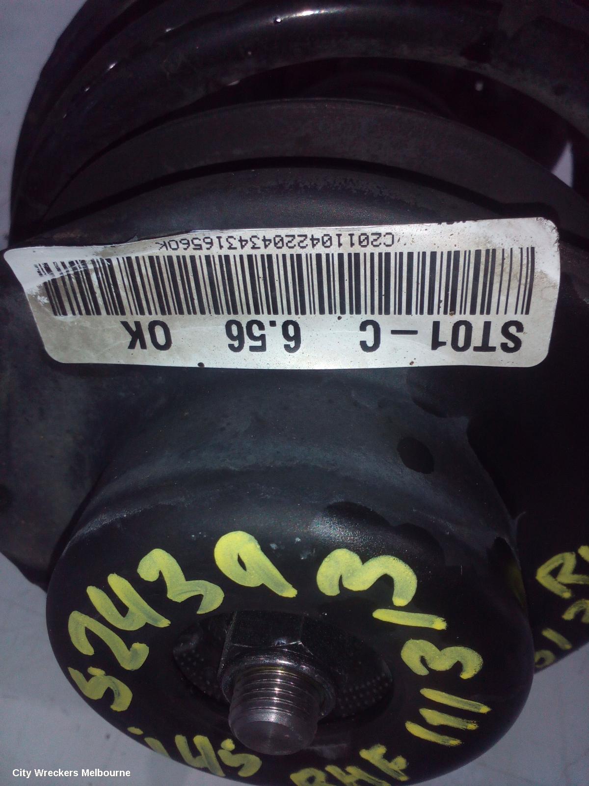 HYUNDAI I45 RIGHT FRONT STRUT, YF, 16MM BOLT HOLE FOR STRUT BOLT TYPE, 02/2010 - 04/2014 - Image 3