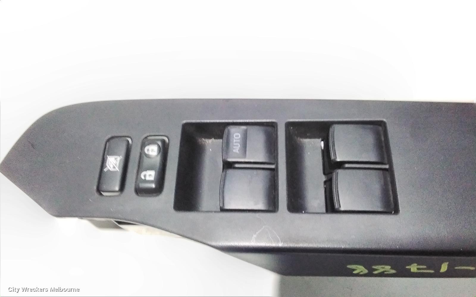 TOYOTA COROLLA PWR DR WIND SWITCH, RH FRONT (MASTER SWITCH), ZRE182R, HATCH, STANDARD, 03/2015 - 06/2018 - Image 2