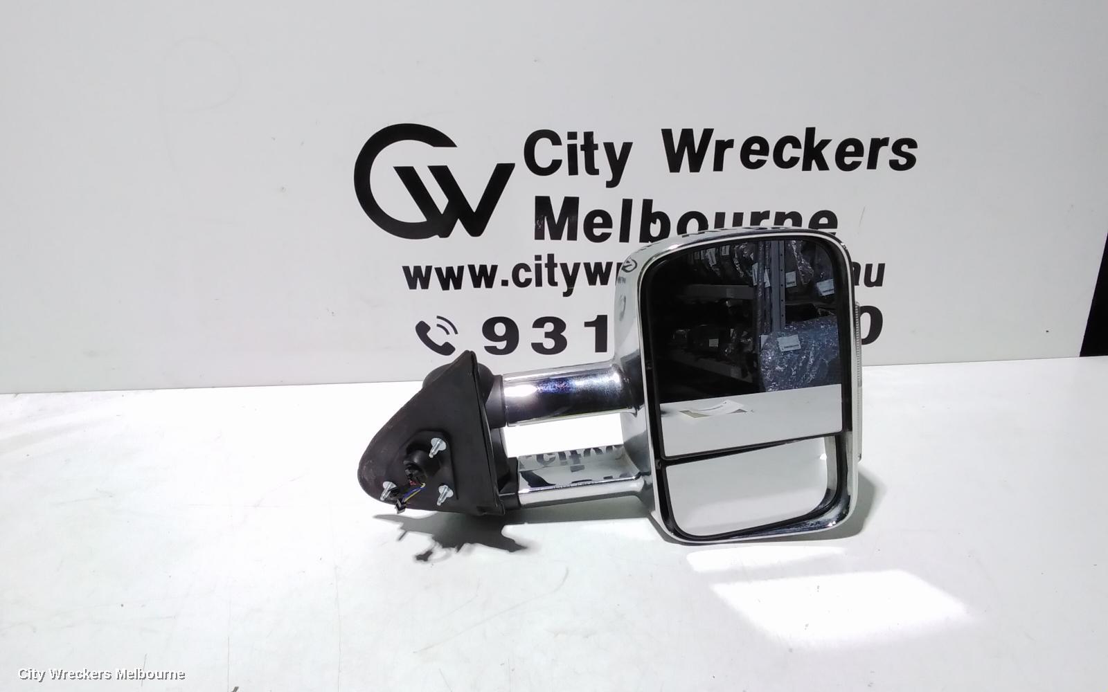 MITSUBISHI PAJERO RIGHT DOOR MIRROR, PAJERO SPORT, QE-QF, GLX/GLS, CHROME, NON CAMERA & NON BLIND SPOT TYPE, 10/2015 ONWARDS - Image 1