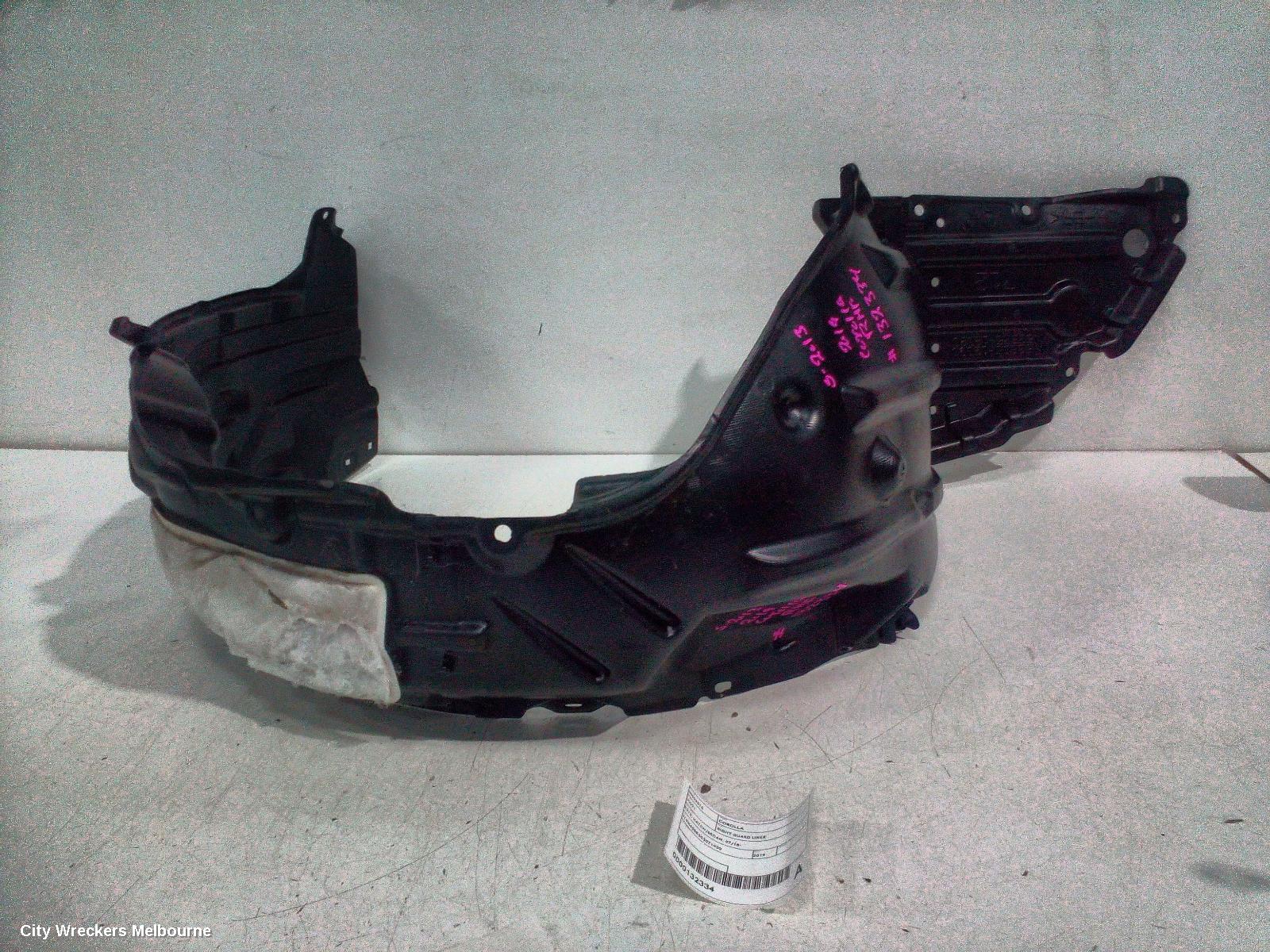 TOYOTA COROLLA RIGHT GUARD LINER, E210, HATCH/SEDAN, 07/2018 ONWARDS - Image 1