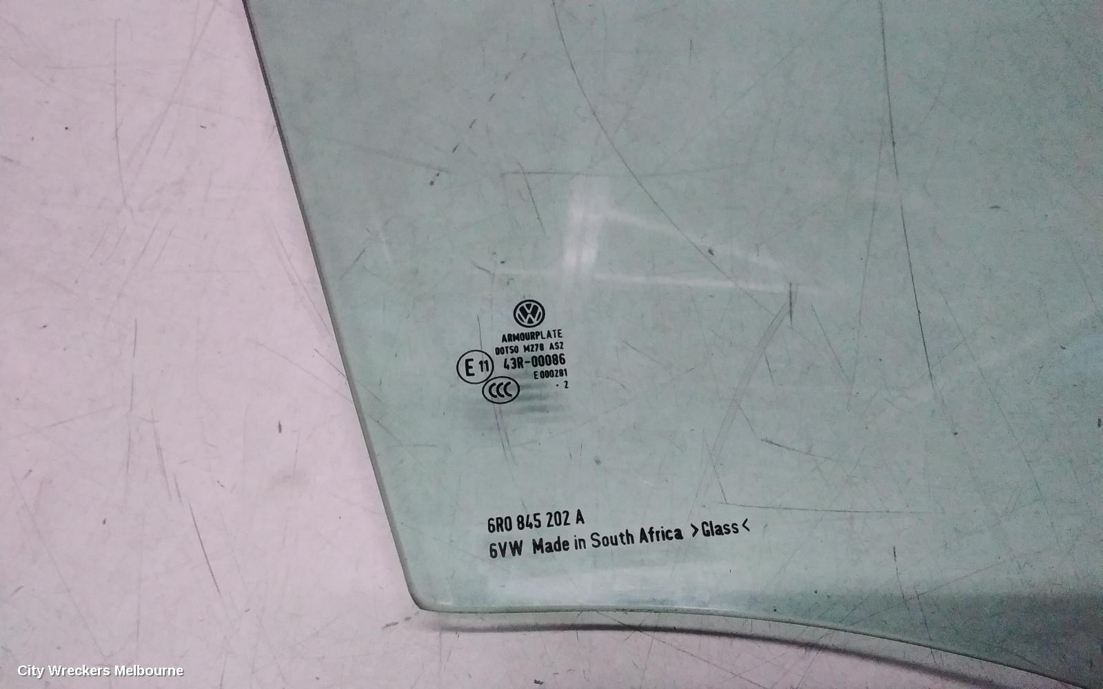 VOLKSWAGEN POLO RIGHT FRONT DOOR WINDOW, 6R, 5DR HATCH, 05/2010 - 05/2014 - Image 3