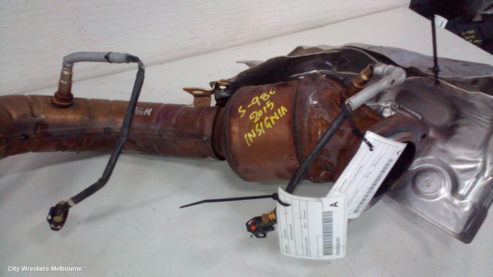 HOLDEN INSIGNIA CATALYTIC CONVERTER, GA, 02/2015 - 01/2017 - Image 2