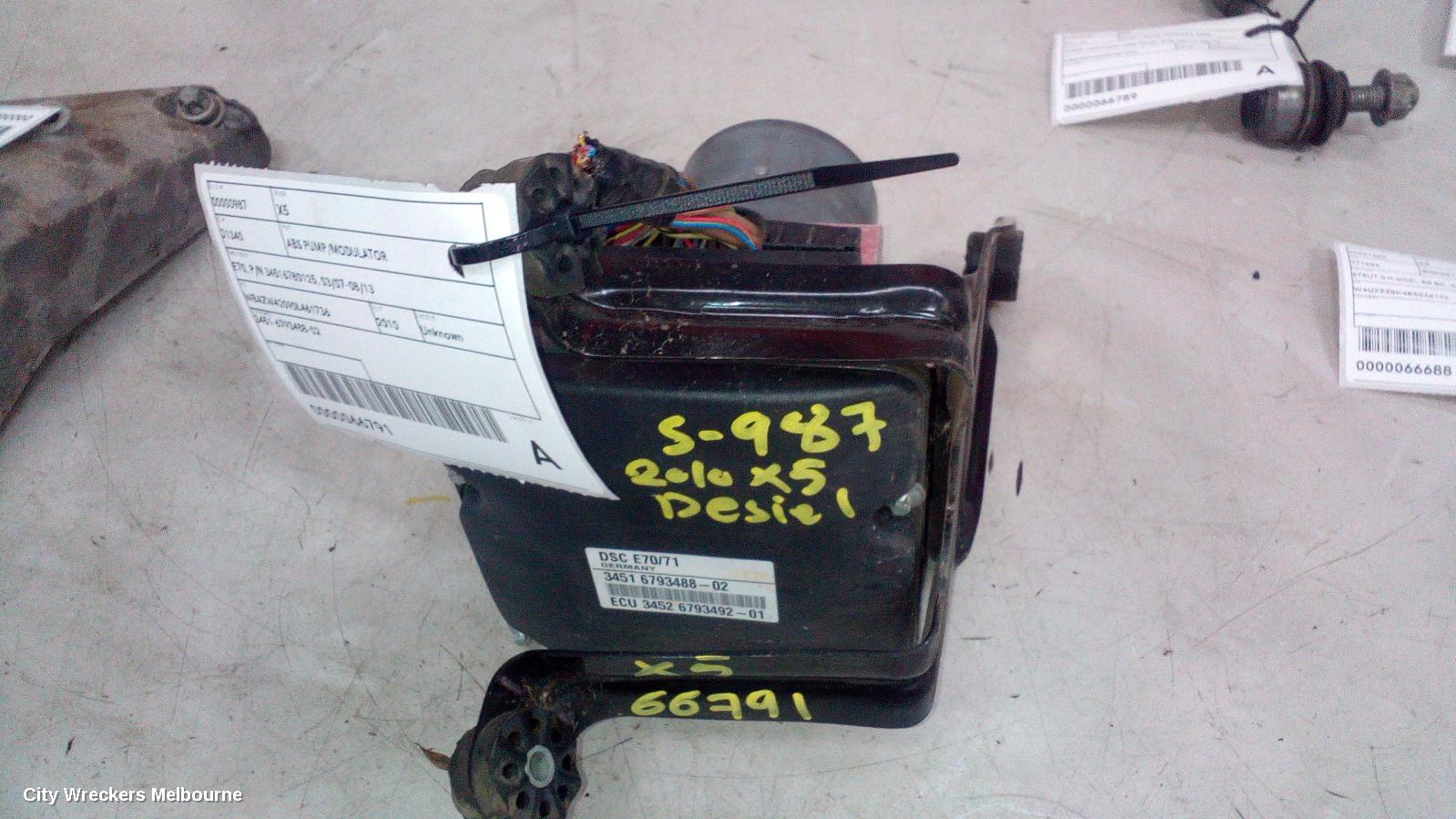 BMW X5 ABS PUMP/MODULATOR, E70, P/N 34516780125, 03/2007 - 08/2013 - Image 2