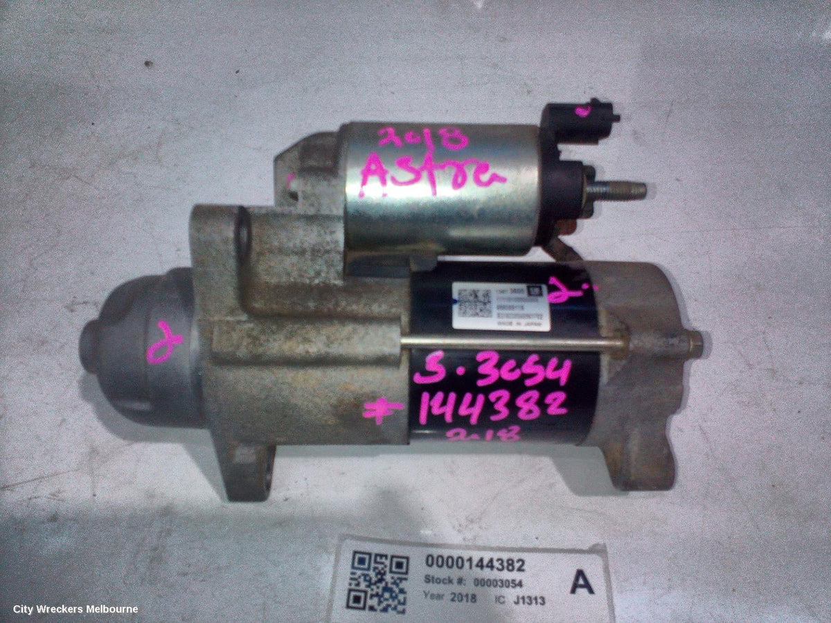 HOLDEN ASTRA STARTER, PETROL, 1.4, TURBO, BK-BL, 09/2016 - 12/2020 - Image 1