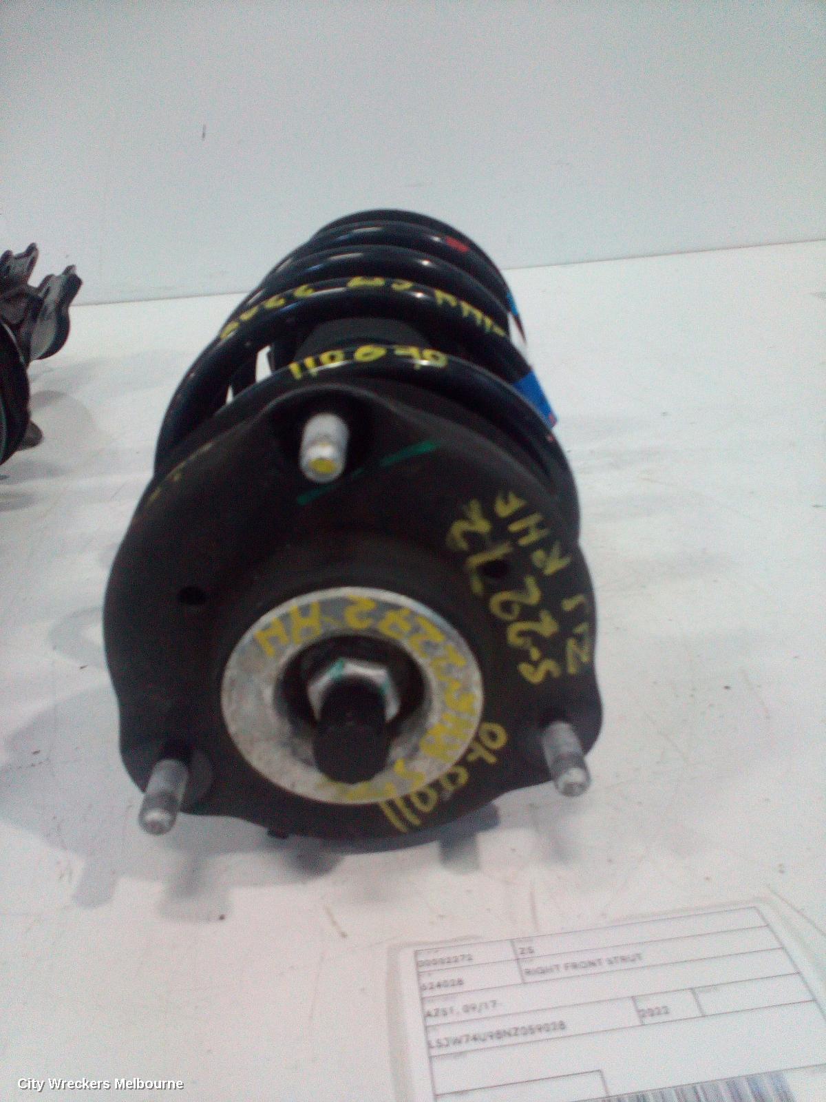 MG ZS RIGHT FRONT STRUT, AZS1, 09/2017 - 06/2025 - Image 1