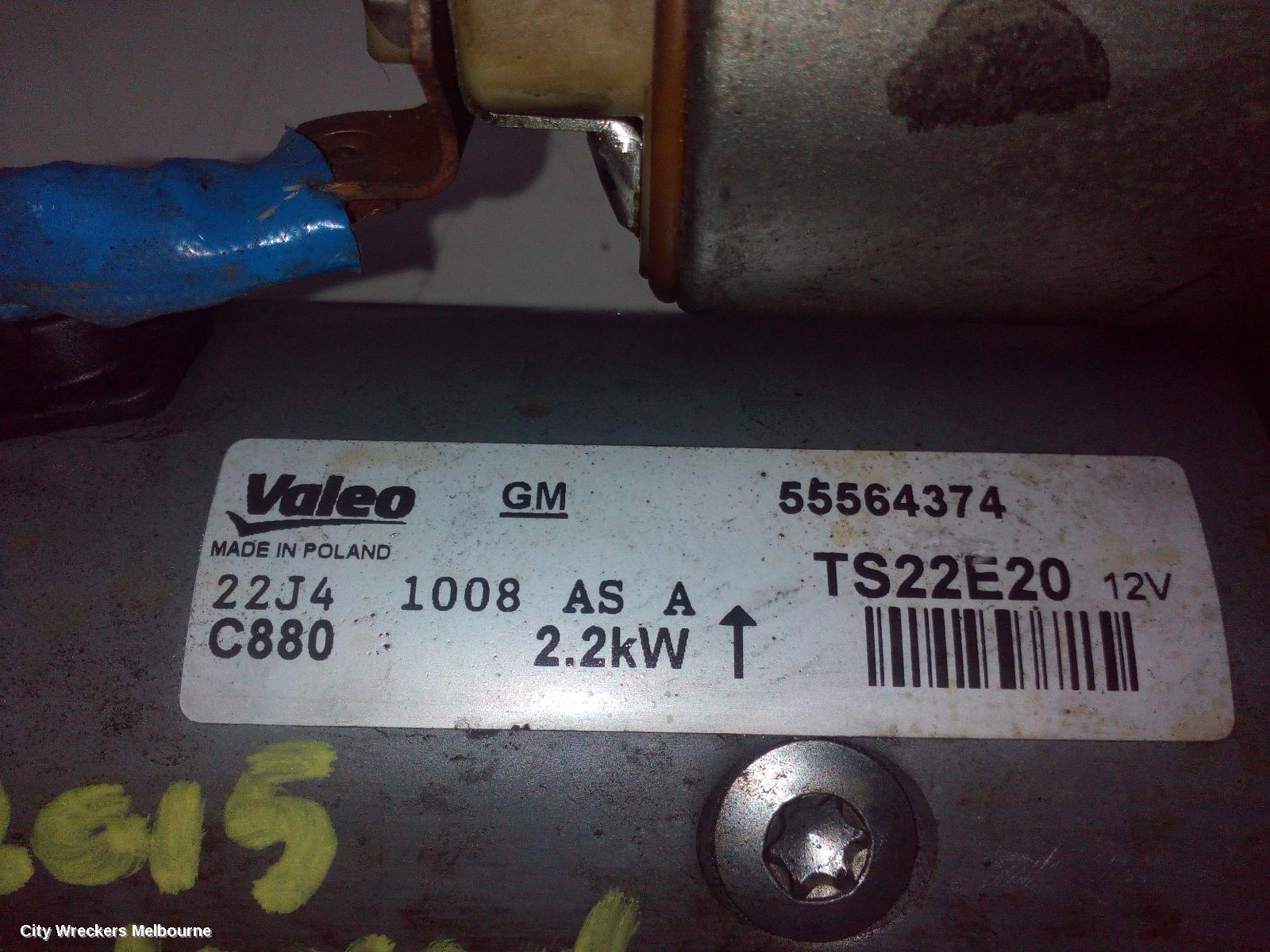 HOLDEN COLORADO STARTER, DIESEL, RG/RG7, 01/2012 - 07/2016 - Image 3